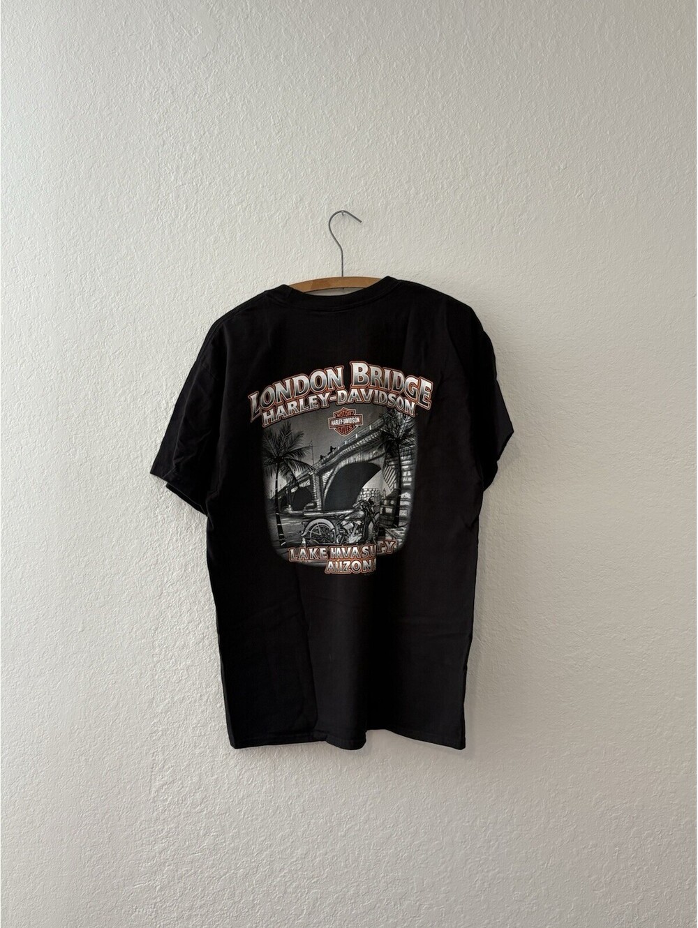 Vintage Y2K Harley Davidson London Bridge Lake Havasu City Arizona Shirt Large